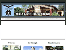 Tablet Screenshot of africabrotherhoodchurch.org